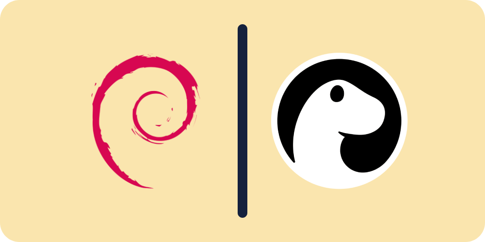 Debian Logo | Deno Logo